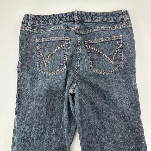 Venezia Straight Leg Women's size 12 Venezia size 2 Dark Blue Denim jeans - Picture 4 of 4